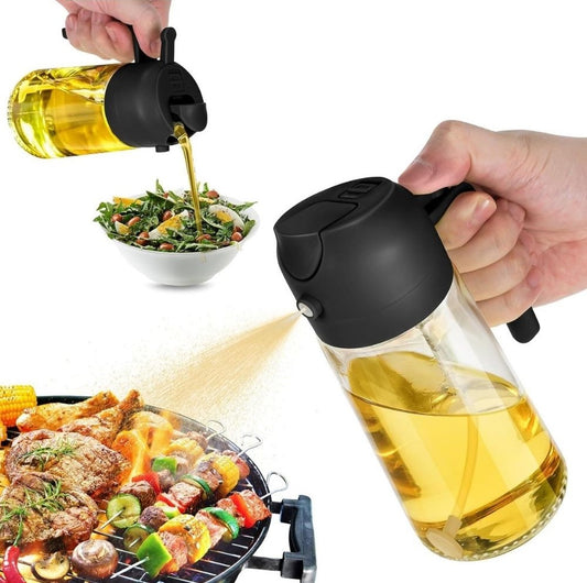 2 in 1 Oil Dispenser (Black)