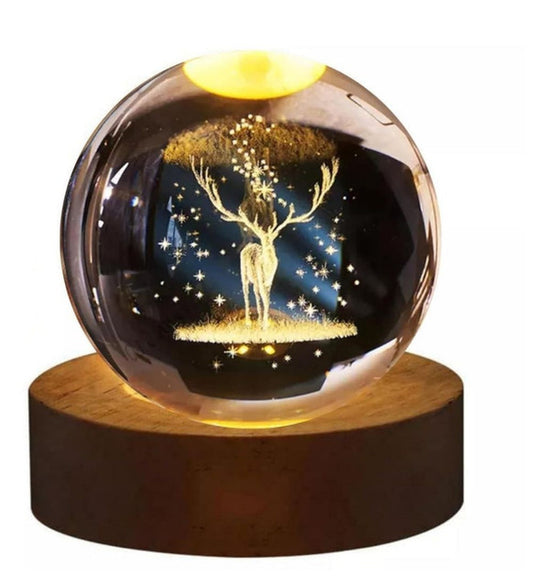 All Design Crystal Night Lamp (Multicolor)