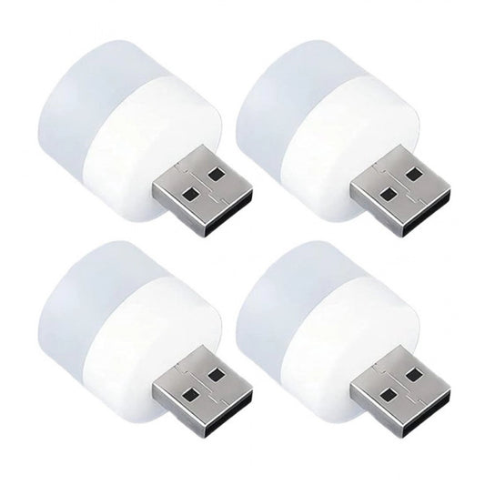 Pack of 10 Portable Home USB Night Lights (White)