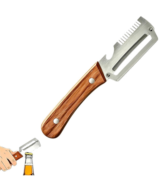 Stainless Steel 3 In 1 Vegetable Peeler (Silver)
