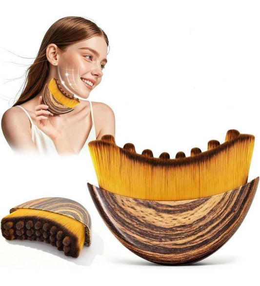 Lymphatic Contour Face Brush (Brown)