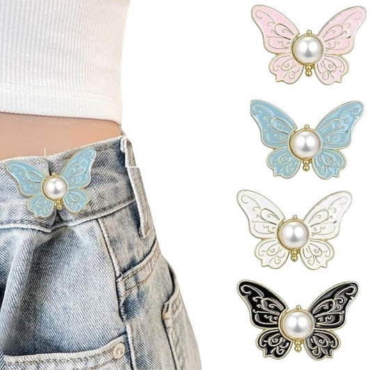 Pack of 2 Jeans Clip Butterfly (Multicolor)