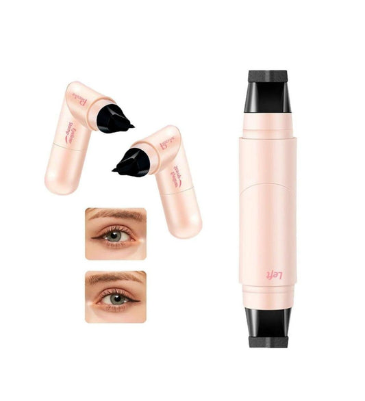 Plastic Winged Eyeliner Stamp (Pink-Black)