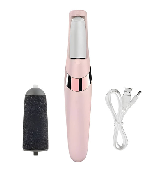 Plastic- Rubber Pedi Roller (Pink)